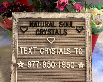 Crystal live notification easy to join so you know when I am about to go live on Facebook at natural soul crystals on Thursdays and Fridays