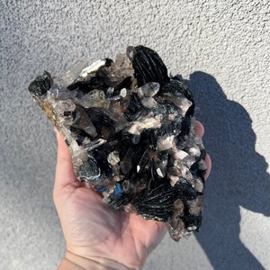 Specularite hematite with quartz large rare high quality hematite specimen fine mineral specimen specular
