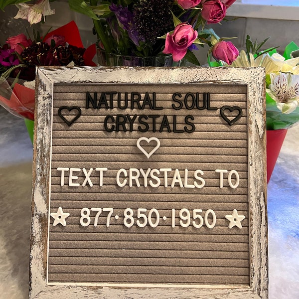Crystal live notification easy to join so you know when I am about to go live on Facebook at natural soul crystals on Thursdays and Fridays