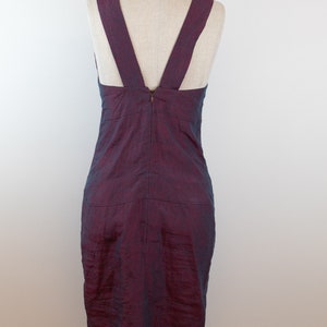 Vintage Y2K Fendi Purple Linen Dress with Beaded Details image 6