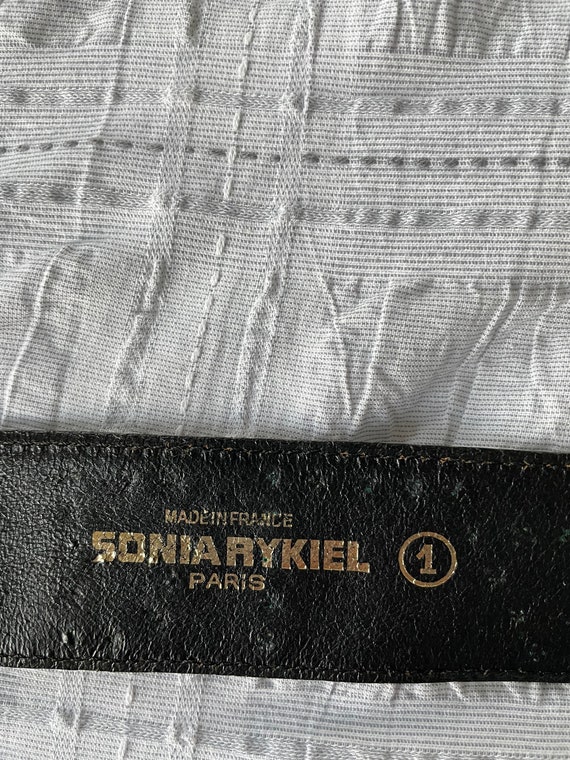 Vintage Sonia Rykiel “Black Tie” Belt - image 5