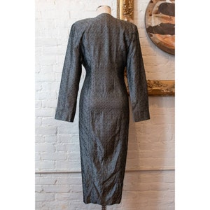 1980s/1990's Todd Oldham Silver Metallic Dress image 6