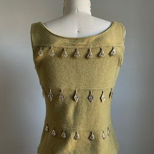 Vintage Tom and Linda Platt Sweater Set with Gold Charms image 4