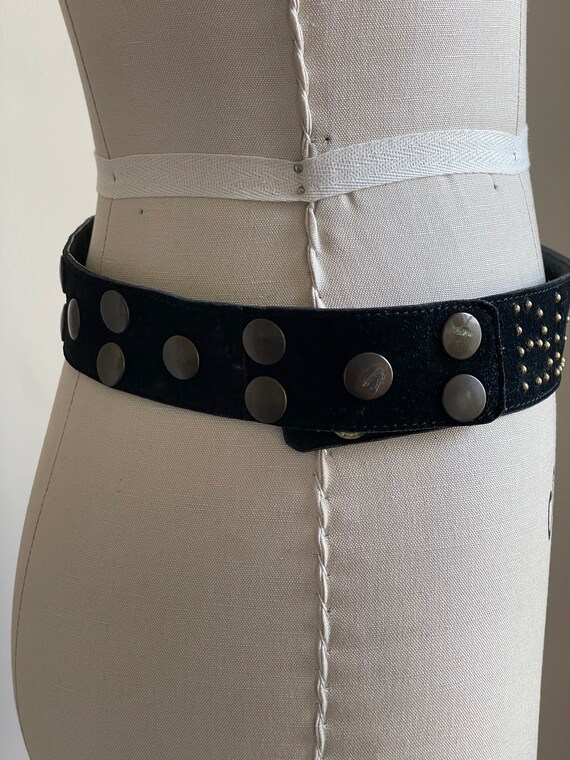 Vintage Sonia Rykiel “Black Tie” Belt - image 4