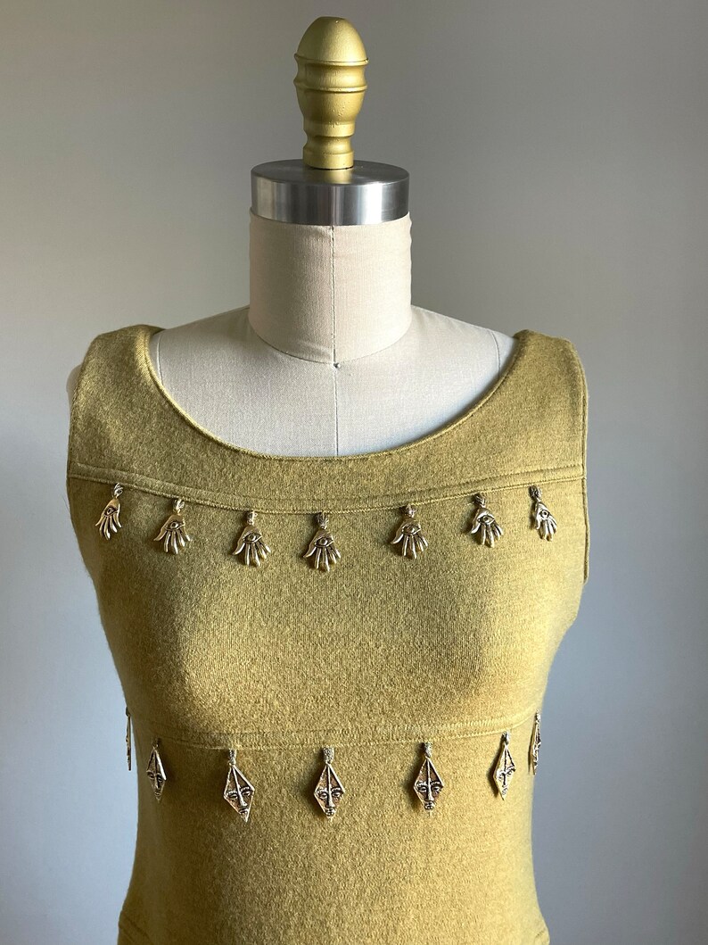 Vintage Tom and Linda Platt Sweater Set with Gold Charms image 6