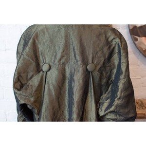 Sallie Durbin Iridescent Olive Open Jacket image 4