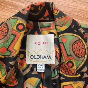 1990s Todd Oldham Geometric Blazer image 5