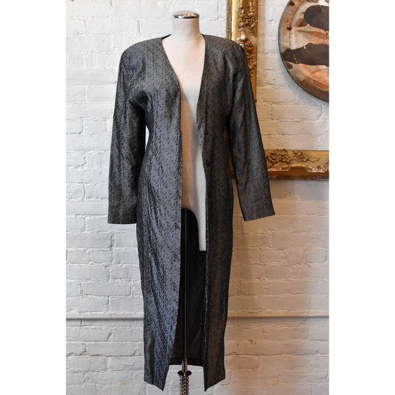 1980s/1990's Todd Oldham Silver Metallic Dress image 9