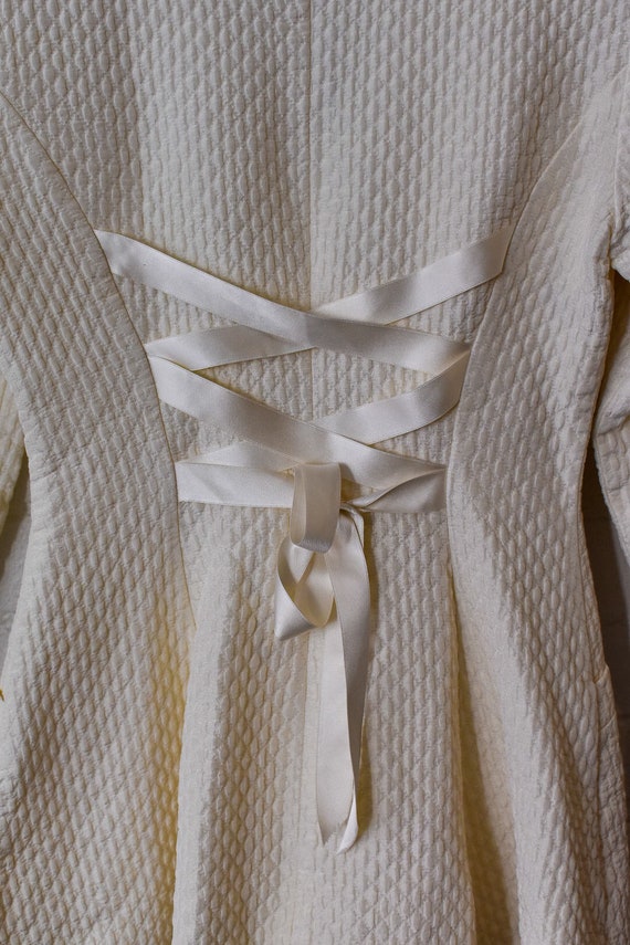 1990’s Vintage Chantal Thomass Quilted Cream Jack… - image 4