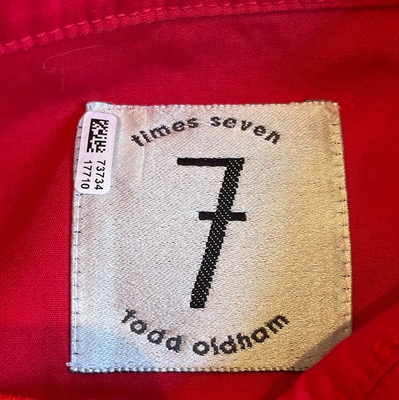 1990's | Todd Oldham | Color Block Button Down - image 5