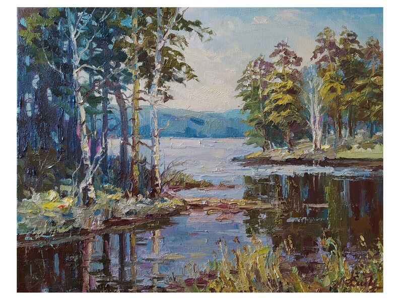 Canada Oil Painting Nimbus Mountain Painting Original Oil Etsy