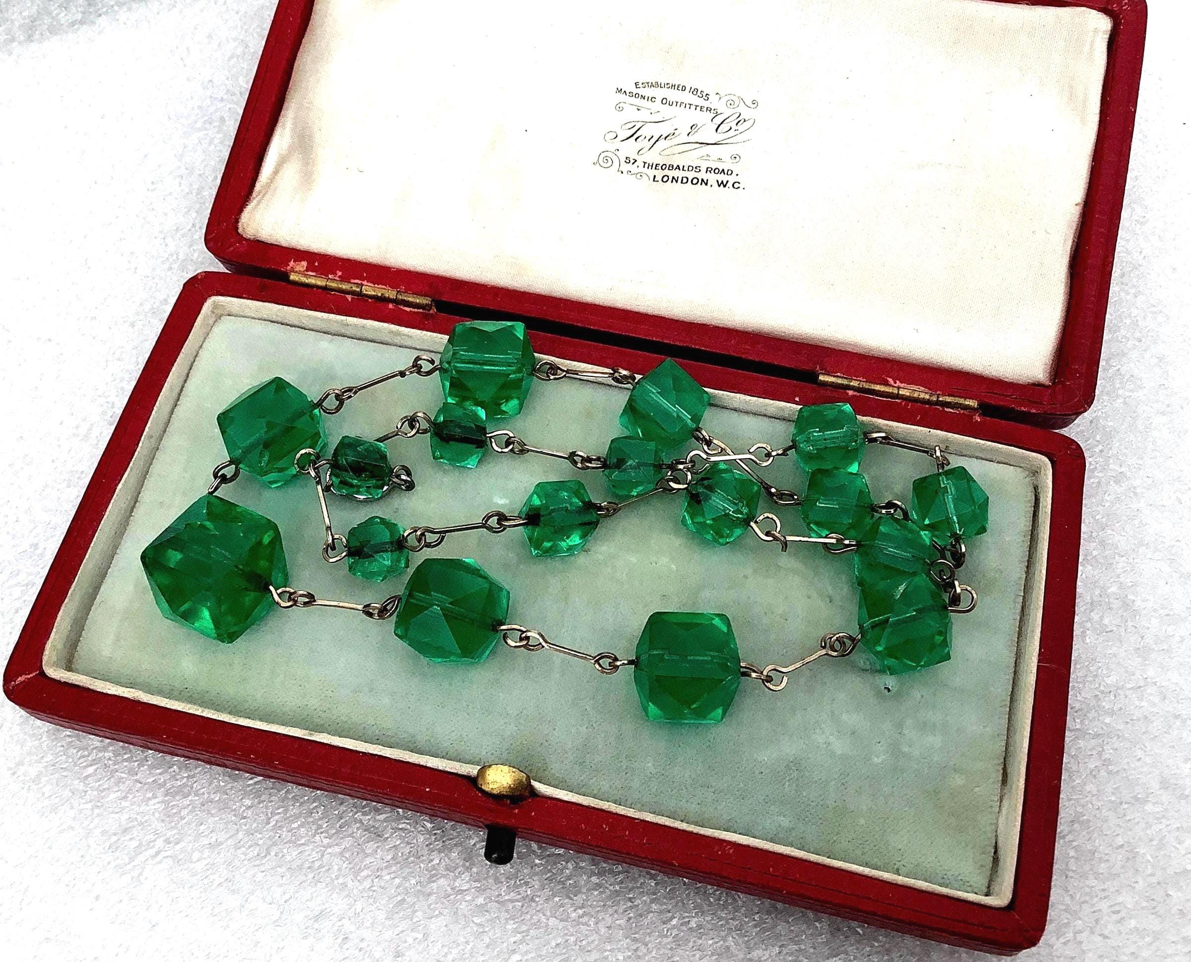 Vintage czech art deco necklace - Etsy 日本