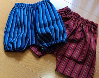 Baby pants with Japanese traditional patterns Mikawajima