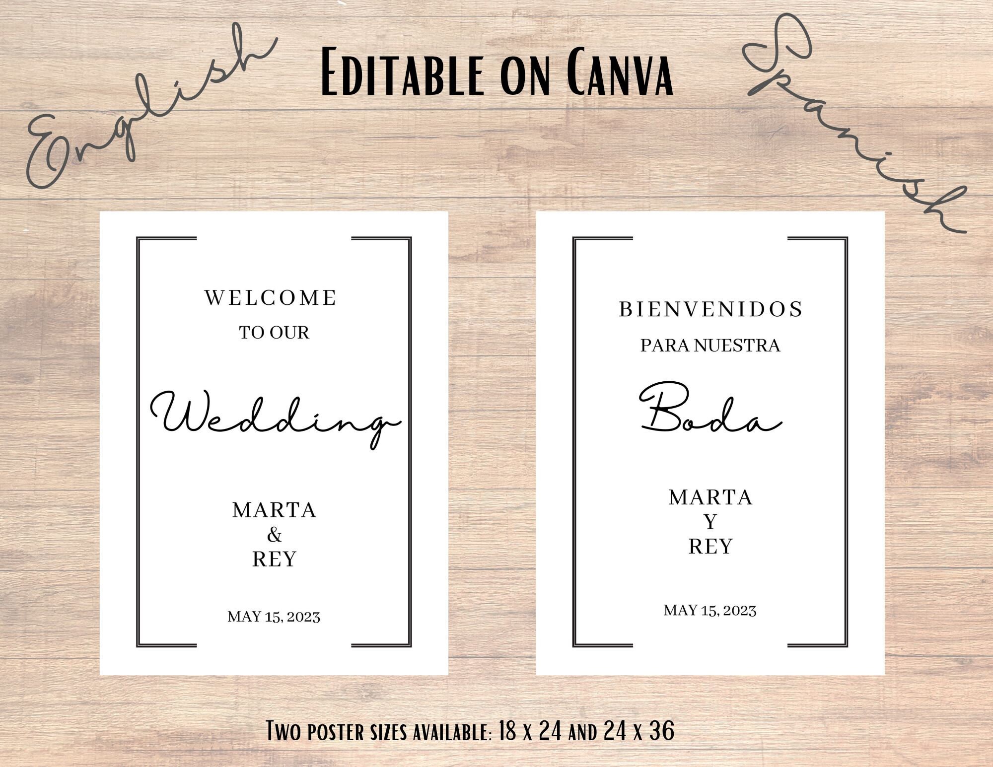 Wedding Poster, Wedding Poster Board, Wedding Poster Sign, Wedding ...