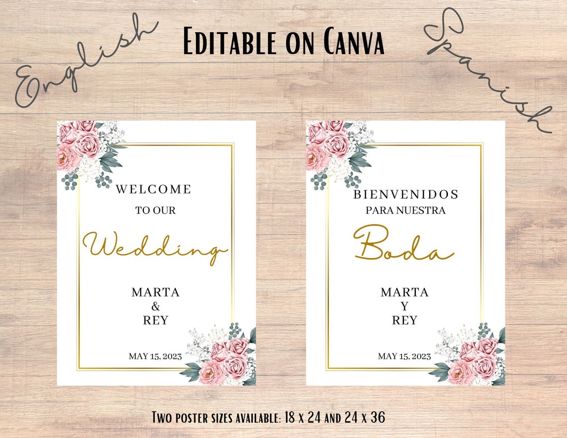 Wedding Poster, Wedding Poster Board, Wedding Poster Sign, Wedding ...