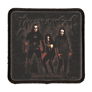 Damned in Black 3 Inch Full Color Tribute Patch