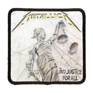 And Justice For All 3 Inch Full Color Tribute Patch