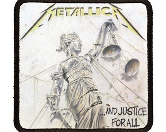 And Justice For All 3 Inch Full Color Tribute Patch
