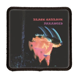Paranoid 3 Inch Full Color Tribute Patch