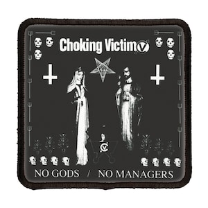 No Gods, No Managers 3 Inch Full Color Tribute Patch