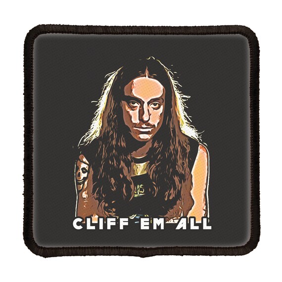 thumbnail image 2 of Cliff Burton Metallica Patch – Embroidered, Iron-On, Made In USA – High Quality, Single Patch 2 of 3