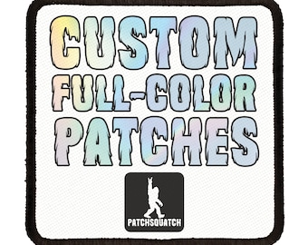 3 Inch Full Color Patch (Single or Bulk)
