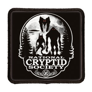 National Cryptid Society 3 Inch Full Color Tribute Patch