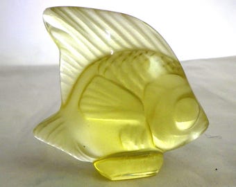 Lalique Crystal Fish; Lalique Aquarium Fish; Lalique Angel Fish - Etsy