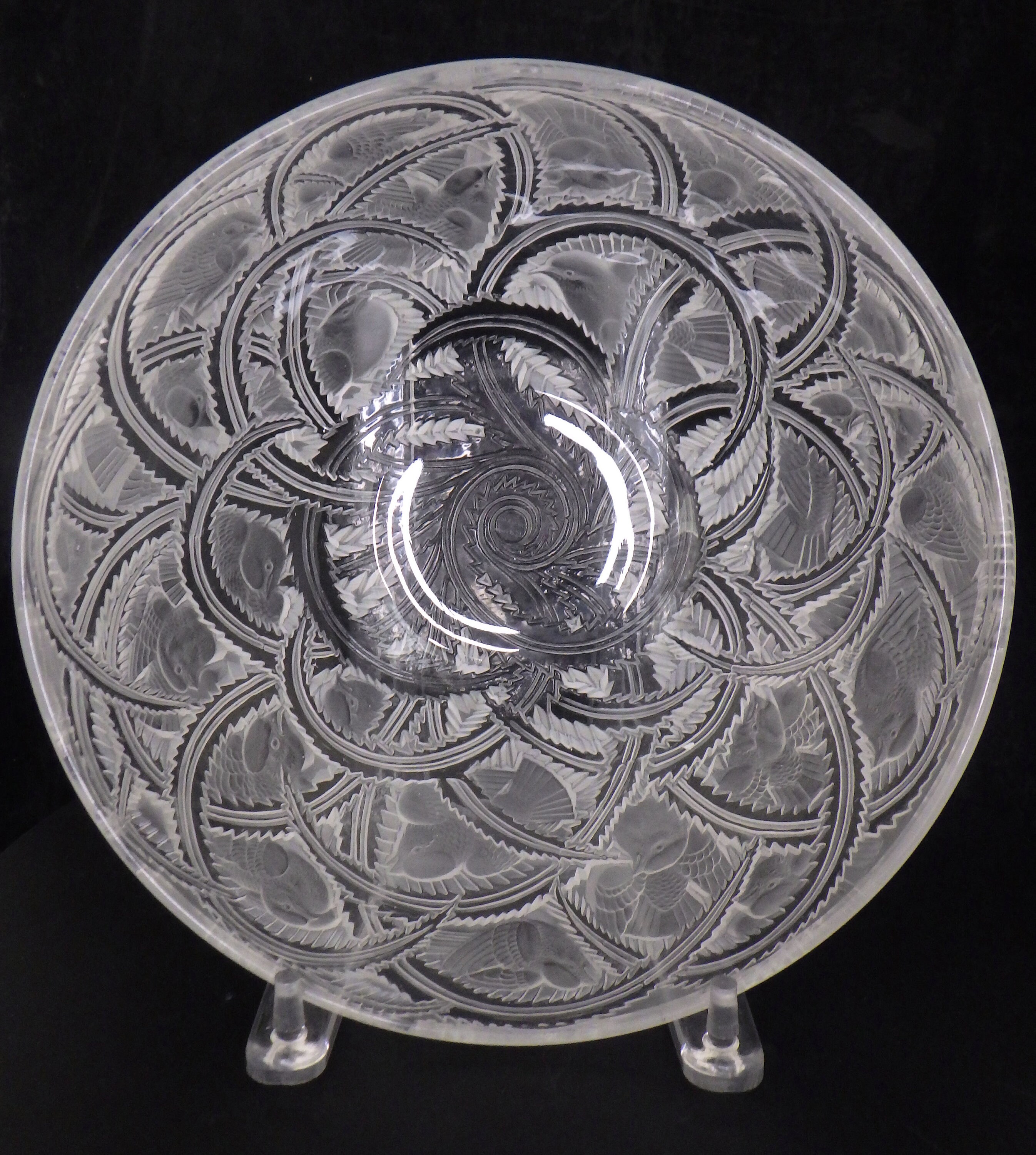 Lalique Crystal Vase - Etsy