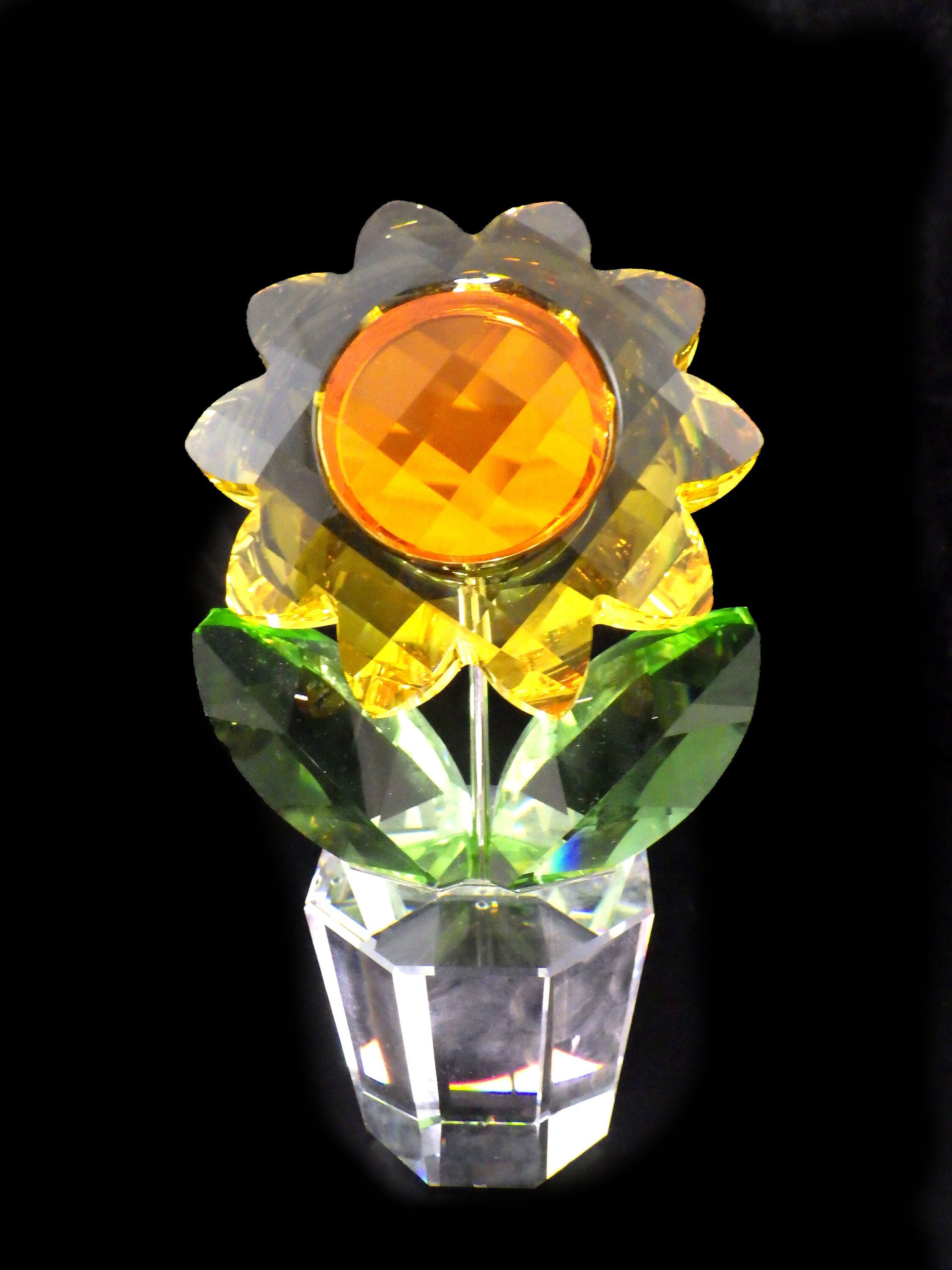 You for Sunflower スワロフスキー FLOWER Crystal Collect – 5723647 / 5254311 SUNFLOWER – DREAMS 置物