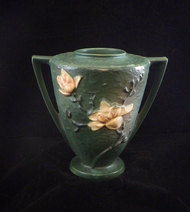 Roseville Pottery 94 9 Magnolia Green Vase Haus Wohnen Wohndekor
