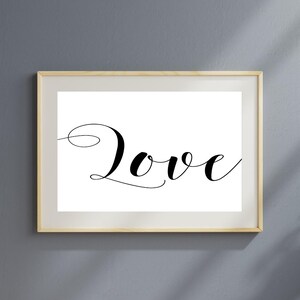 Love Print, Instant Download