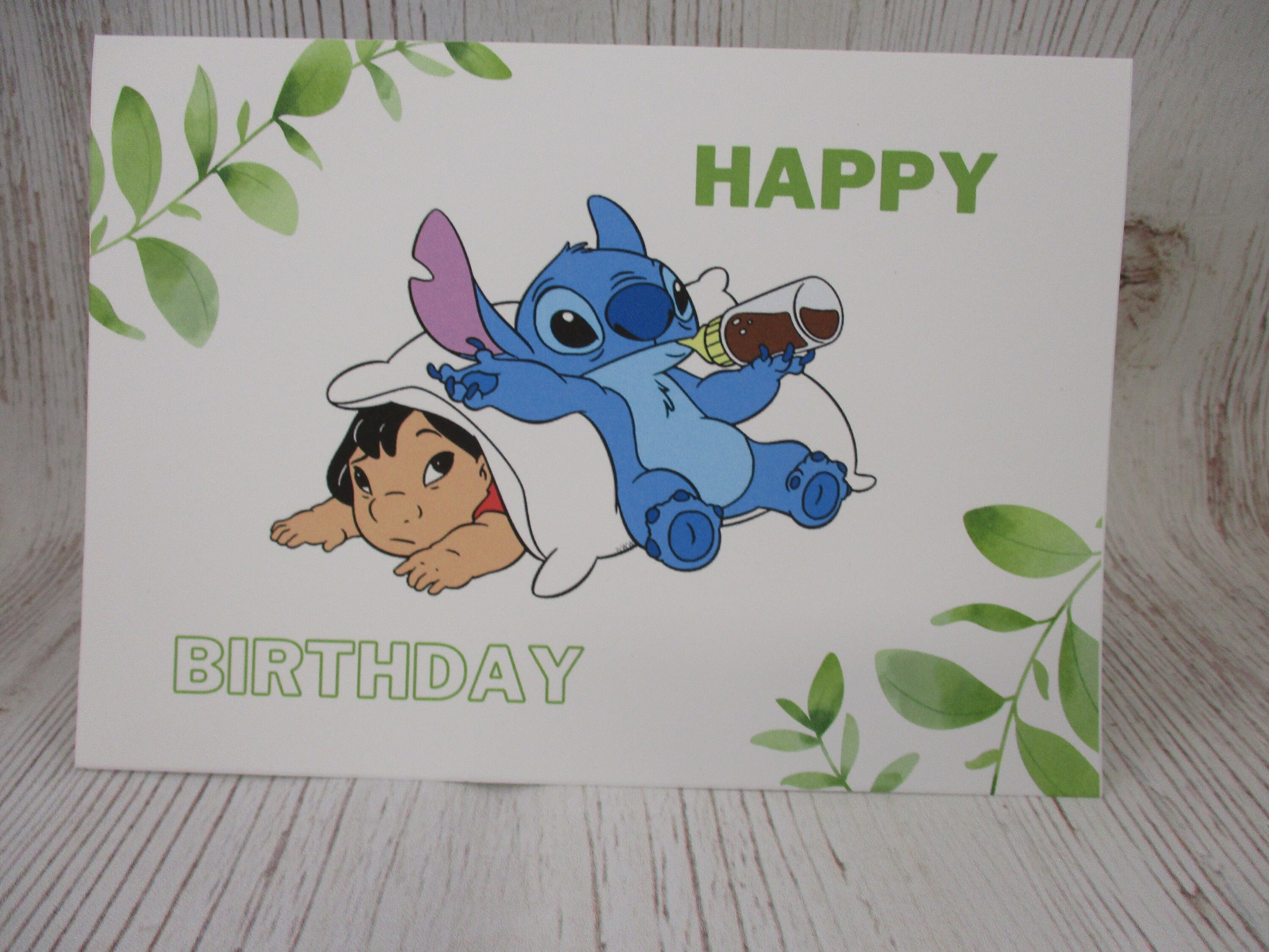 Stitch - Birthday Girl/Best Gifts For Men and Women Greeting Card