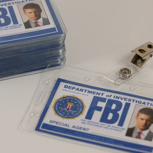 Supernatural ID Badge, Supernatural FBI ID Card,Castiel, Sam, Dean, Supernatural party, Winchester brothers, Supernatural Cosplay