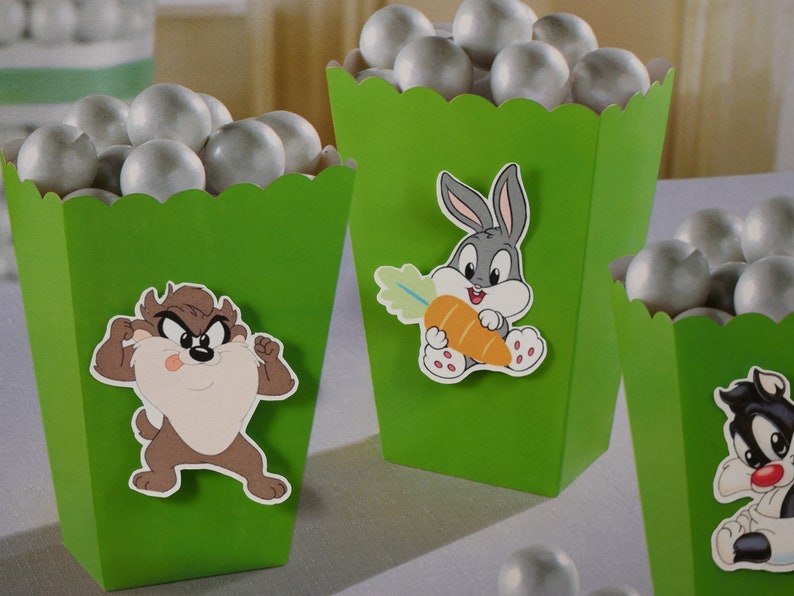 candy box lola Baby Looney Tunes Favor Box for Candy Popcorn Boxes treat box Sweets,Treats,birthday party party supplies Treat Boxes