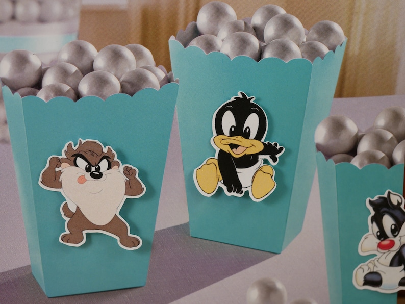 candy box lola Baby Looney Tunes Favor Box for Candy Popcorn Boxes treat box Sweets,Treats,birthday party party supplies Treat Boxes