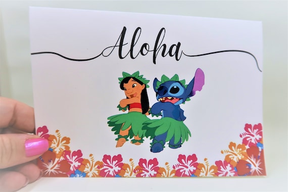 Botella Lilo & Stitch (Aloha Hawaii)