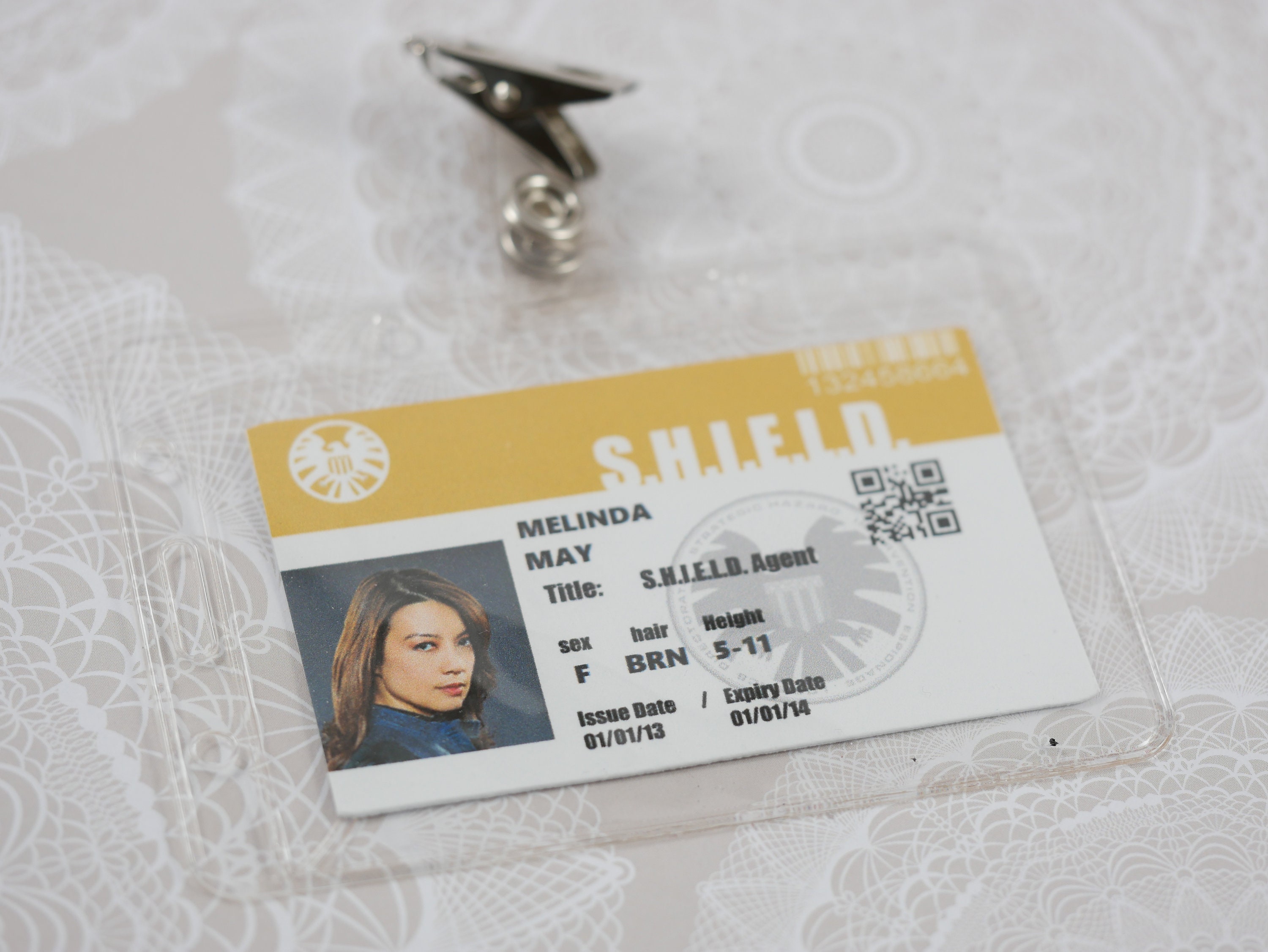 Agents Of Shield ID Badge Marvel ID BadgesCustom ID Card Etsy