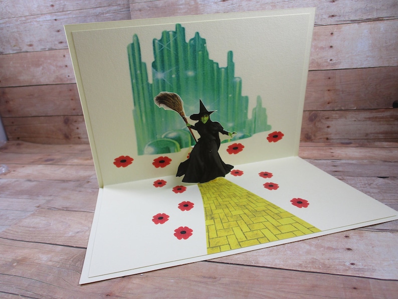 The Wizard of Oz the Wizard of Oz Birthday Card Wicked the Etsy UK