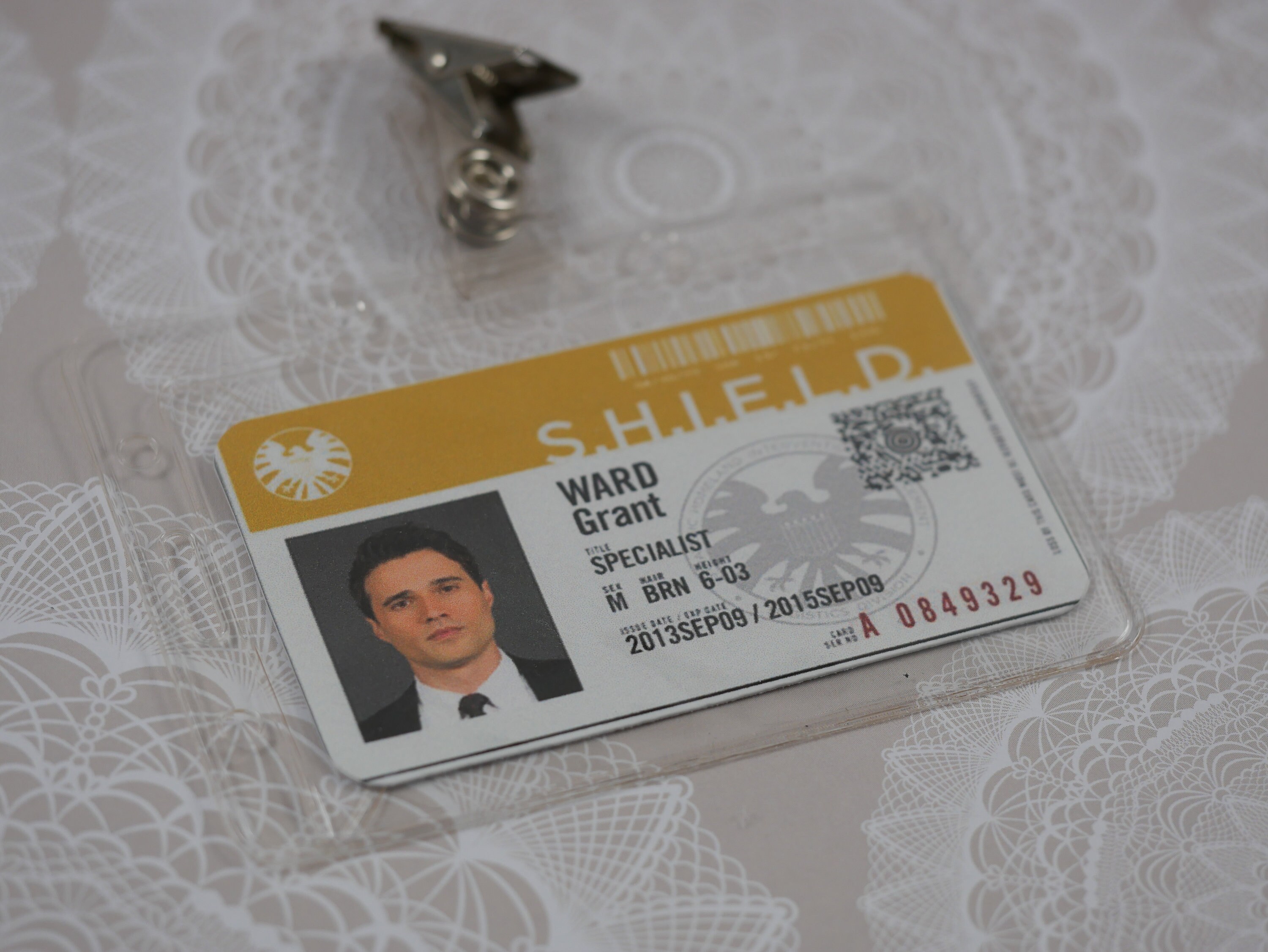 Agents Of Shield ID Badge Marvel ID BadgesCustom ID Card Etsy