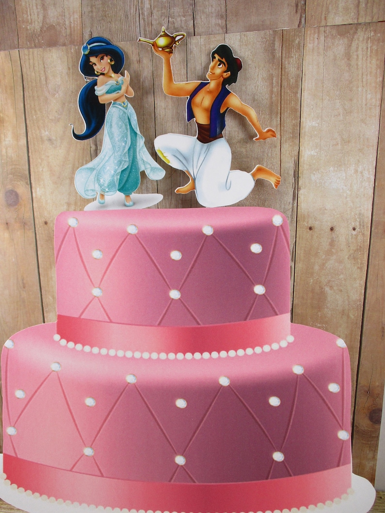 Princess Jasmine Aladdin Genie Jasmine Cake Topper Etsy