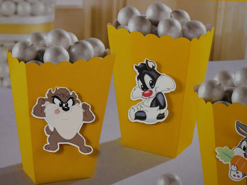 Popcorn Boxes Treat Box Treat Boxes Party Supplies Favor Etsy