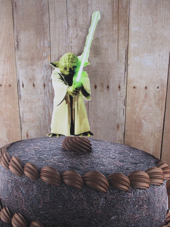 Gateau Star Wars Yoda Gateau Gateau Danniversaire Topper Etsy Gateau Star Wars Yoda Gateau Gateau Danniversaire Topper Etsy