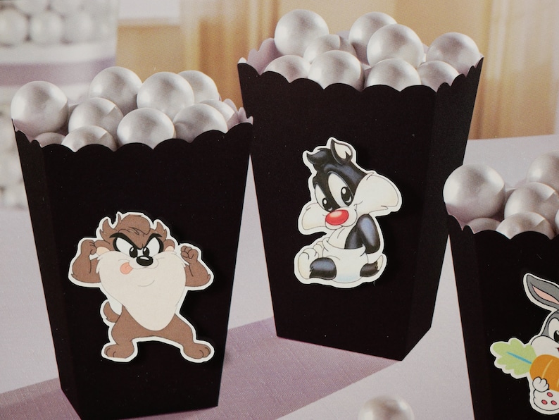 candy box lola Baby Looney Tunes Favor Box for Candy Popcorn Boxes treat box Sweets,Treats,birthday party party supplies Treat Boxes