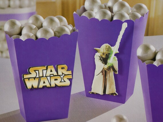 Caja Niños Niños Regalo Fiesta Suministros Niños Star Wars Candy Sweet Treats 6 un