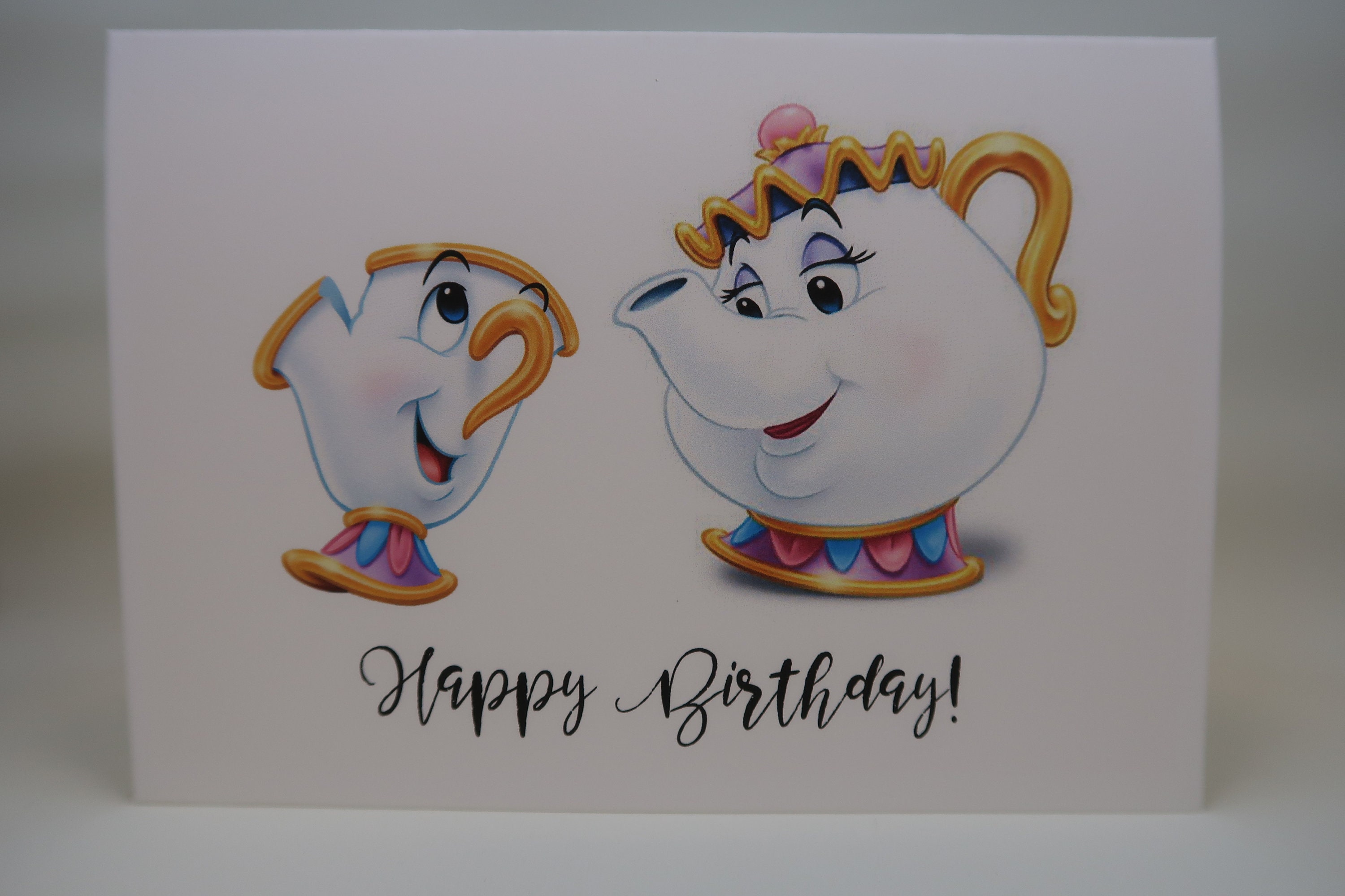 Beautiful handmade Birthday card / Easy and Beast Birthday card