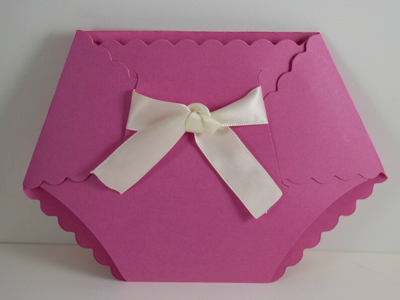 Hot Pink Diaper Invitations Baby Shower Invitation Cards Etsy Hot Pink Diaper Invitations Baby Shower Invitation Cards Etsy