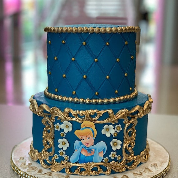 Princesse Cendrillon Dessus De Gateau De Cendrillon Dessus Etsy
