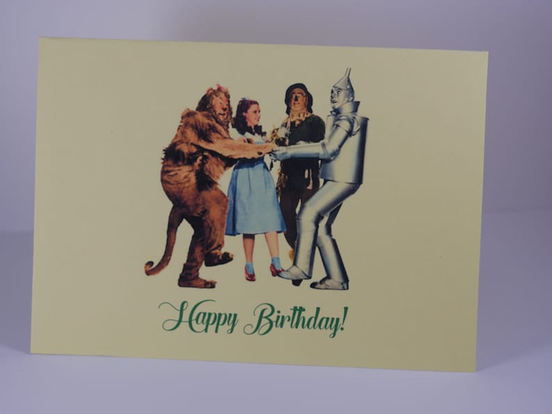 The Wizard of Oz The Wizard of Oz birthday card Dorothy | Etsy