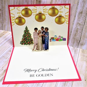 The Golden Girls, The Golden Girls pop up Christmas  card